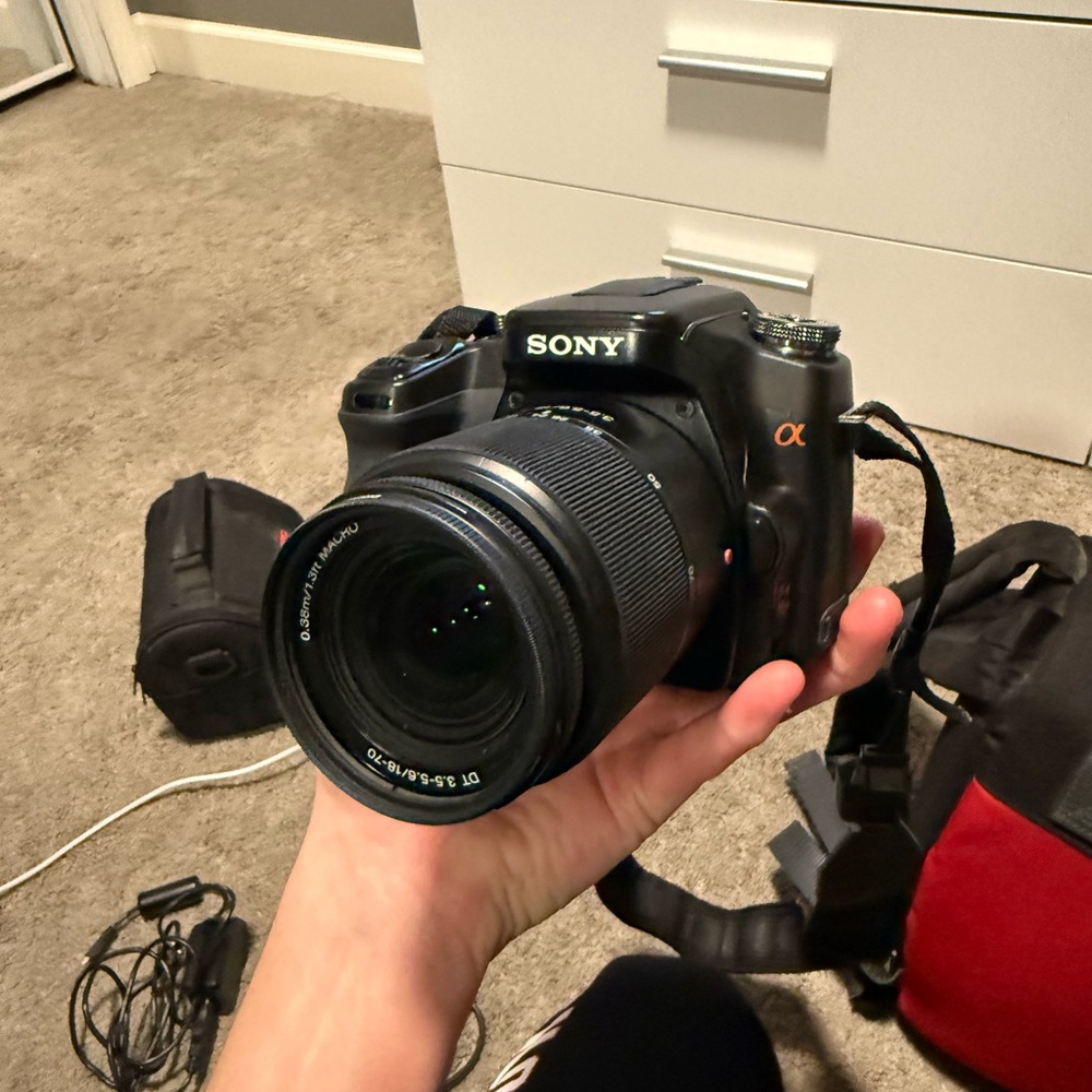 Sony Black and Silver Digital Camera